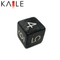 15mm Professional Black mit Abbildung Square Corner Würfel